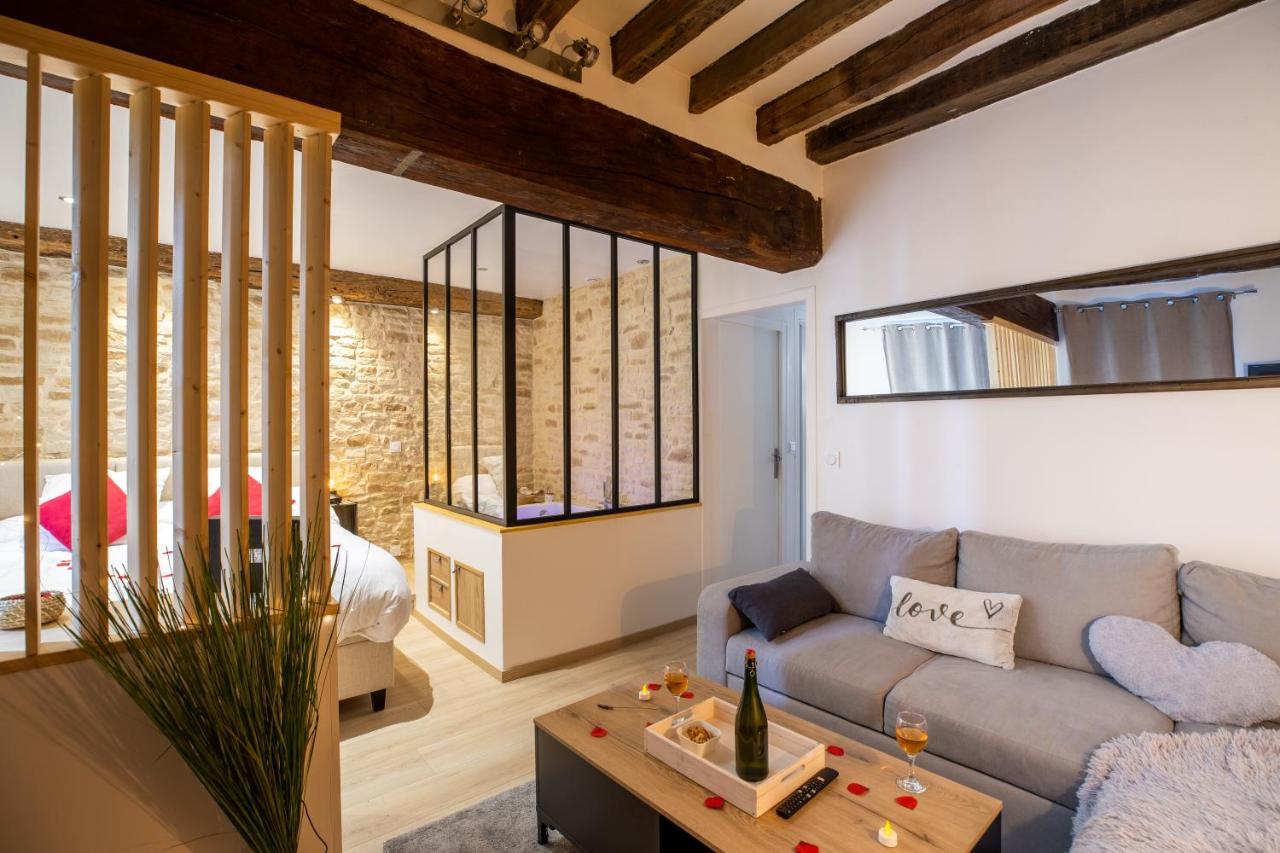 Cocon A Bulles Chic Vue Cathedrale Avec Spa-jacuzzi Appartement Chartres